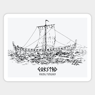 Gokstad Viking Longship Magnet